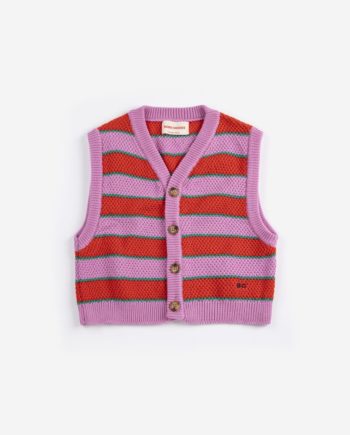 BOBO CHOSES | BC Striped knitted vest