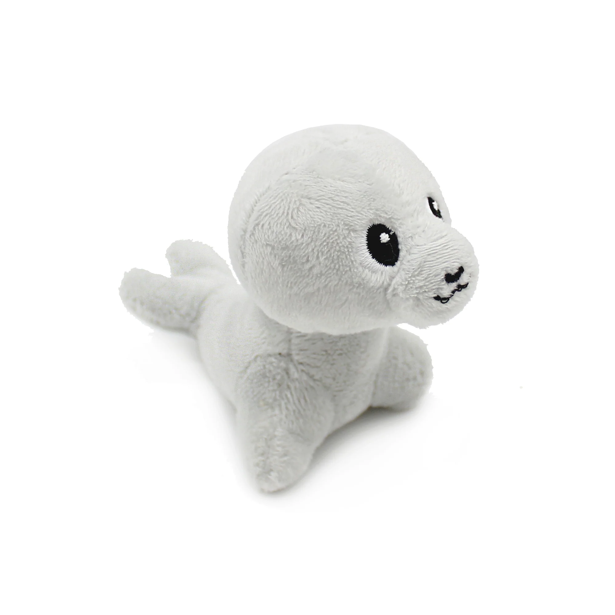 LES PTIPOTOS | Peluche otarie Ploufou maman et son bébé gris clair
